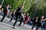 Jigotain taiji-näytös Alvarin aukiolla vuonna 2007. Kuva: Karoliina Veijo